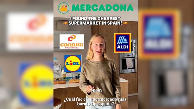 Lidl, Aldi, Mercadona o Consum: una joven compra los mismos productos en los 4 supermercados y desvela cuál es el más barato