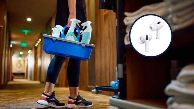 Una camarera de pisos es despedida por quedarse los AirPods de un cliente: es procedente aunque no se celebró el trámite de audiencia previa