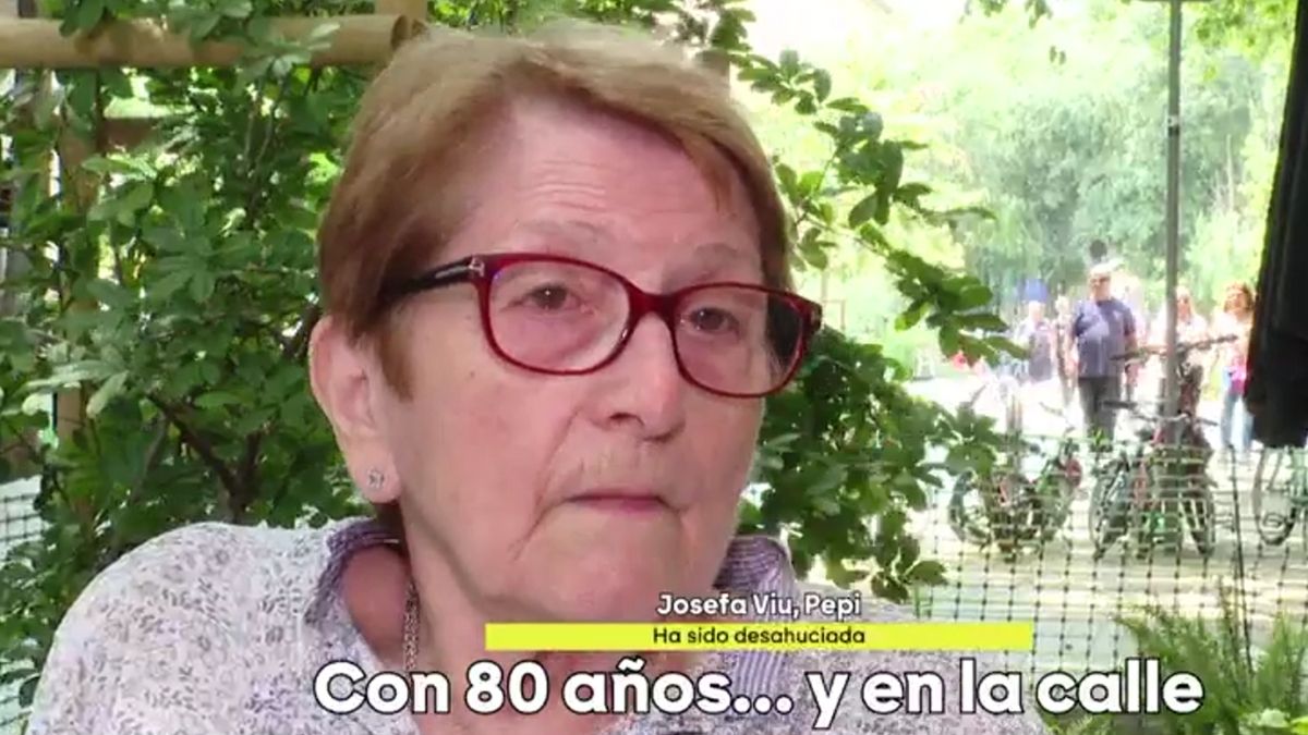 Josefa Viu durante una entrevista en La Sexta. Josefa Viu