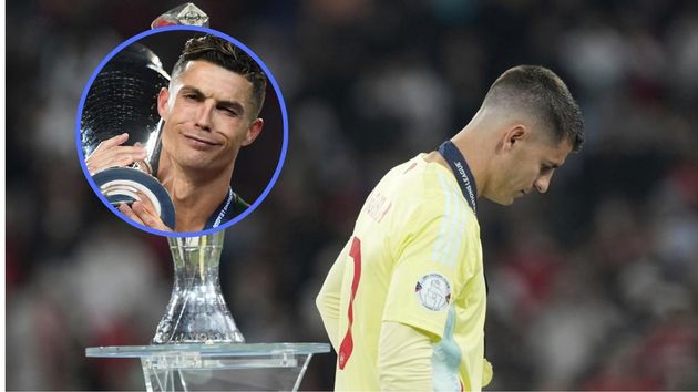 Álvaro Morata y Cristiano Ronaldo