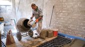 Un trabajador de la construcción
