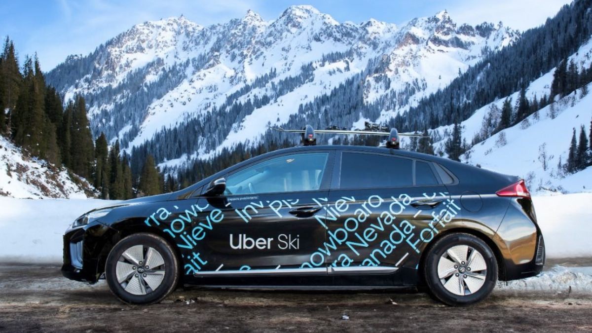 Uber Ski: el nuevo servicio que asegura el transporte a esta estación de esquí