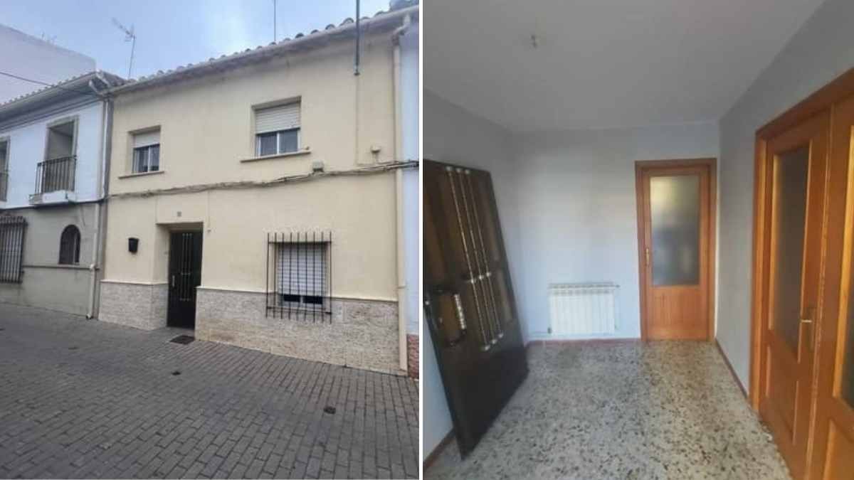 CaixaBank ofrece rebajada esta casa unifamiliar con 127 metros con 4 habitaciones y patio por tan solo 48.800 euros