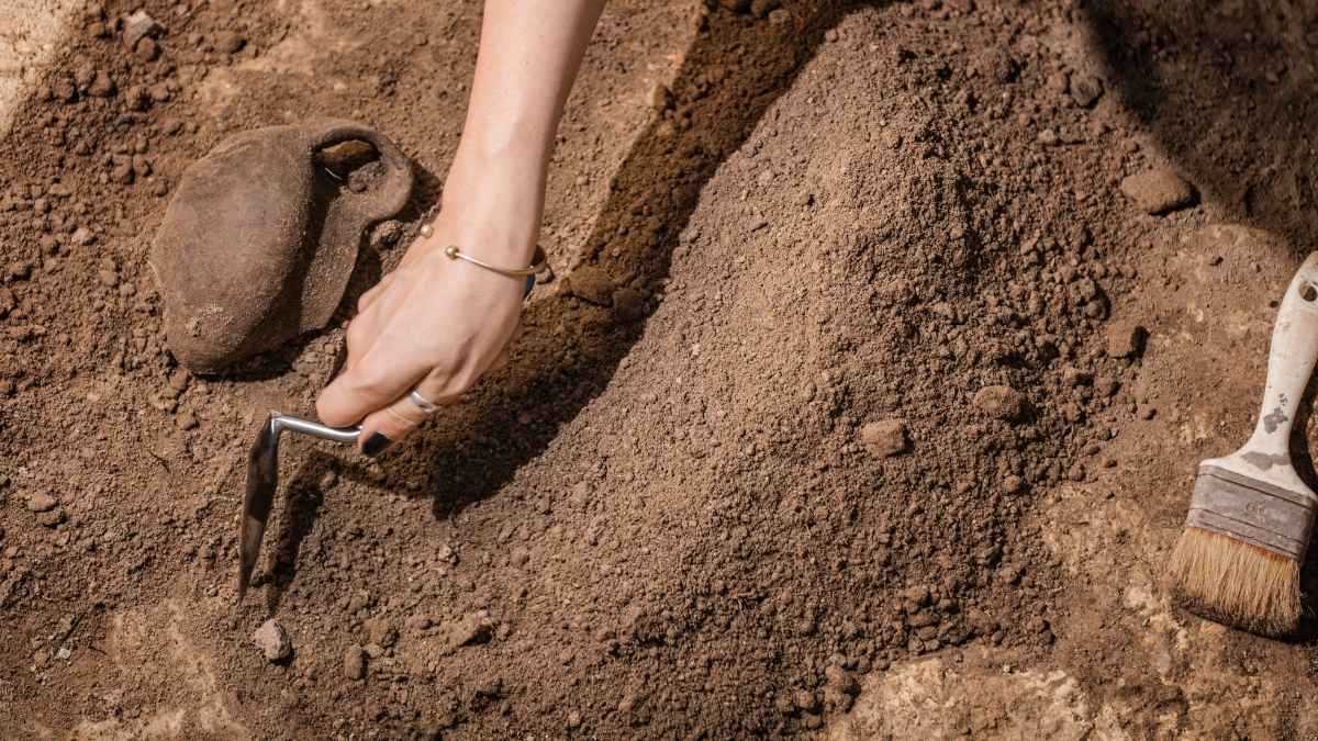 Hallazgo sin precedentes: los arqueólogos descubren herramientas de hace más de 1,5 millones de años Unas manos excavando la tierra.