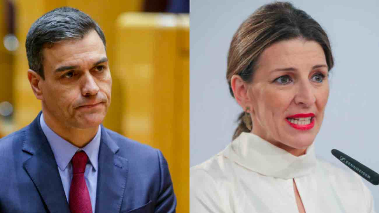 Tensión entre Pedro Sánchez y Yolanda Díaz: La subida del SMI no es prioritaria para el presidente