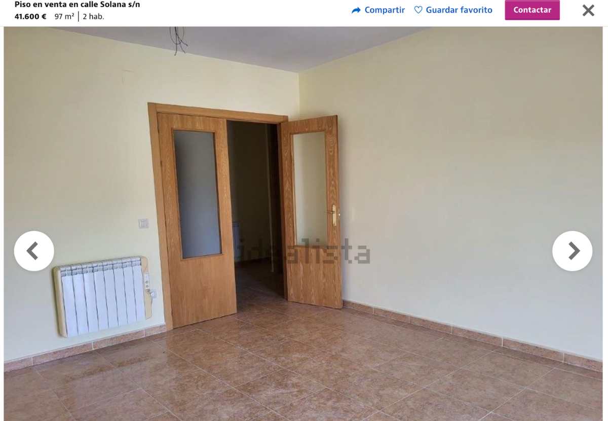 Piso en venta en Pulgar por un precio de 41.600 euros 